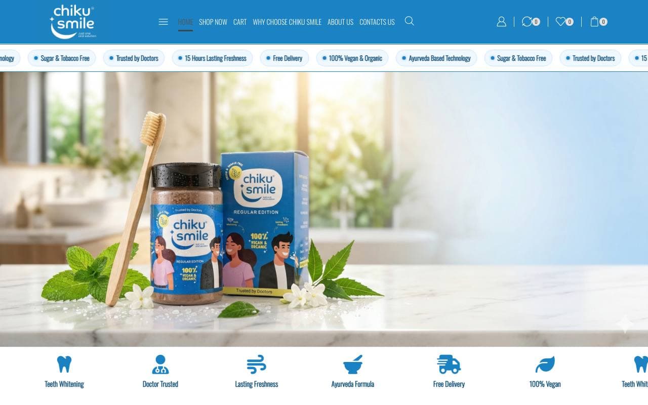 Chikusmile — website delivered by NextGen Fusion