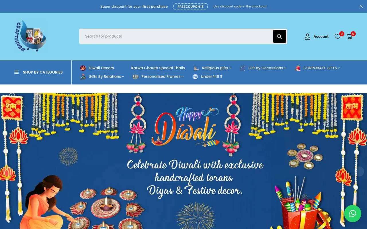 Craftihubsartmart — website delivered by NextGen Fusion