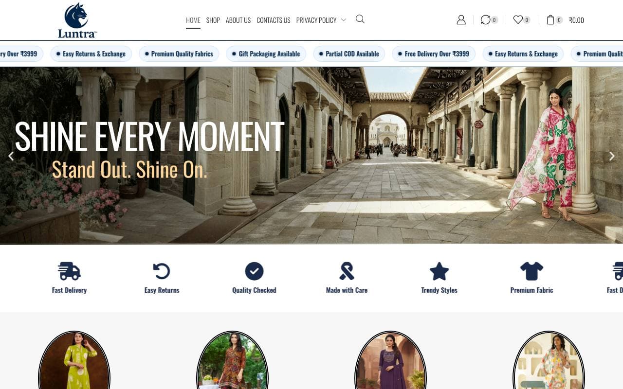 Luntra — website delivered by NextGen Fusion