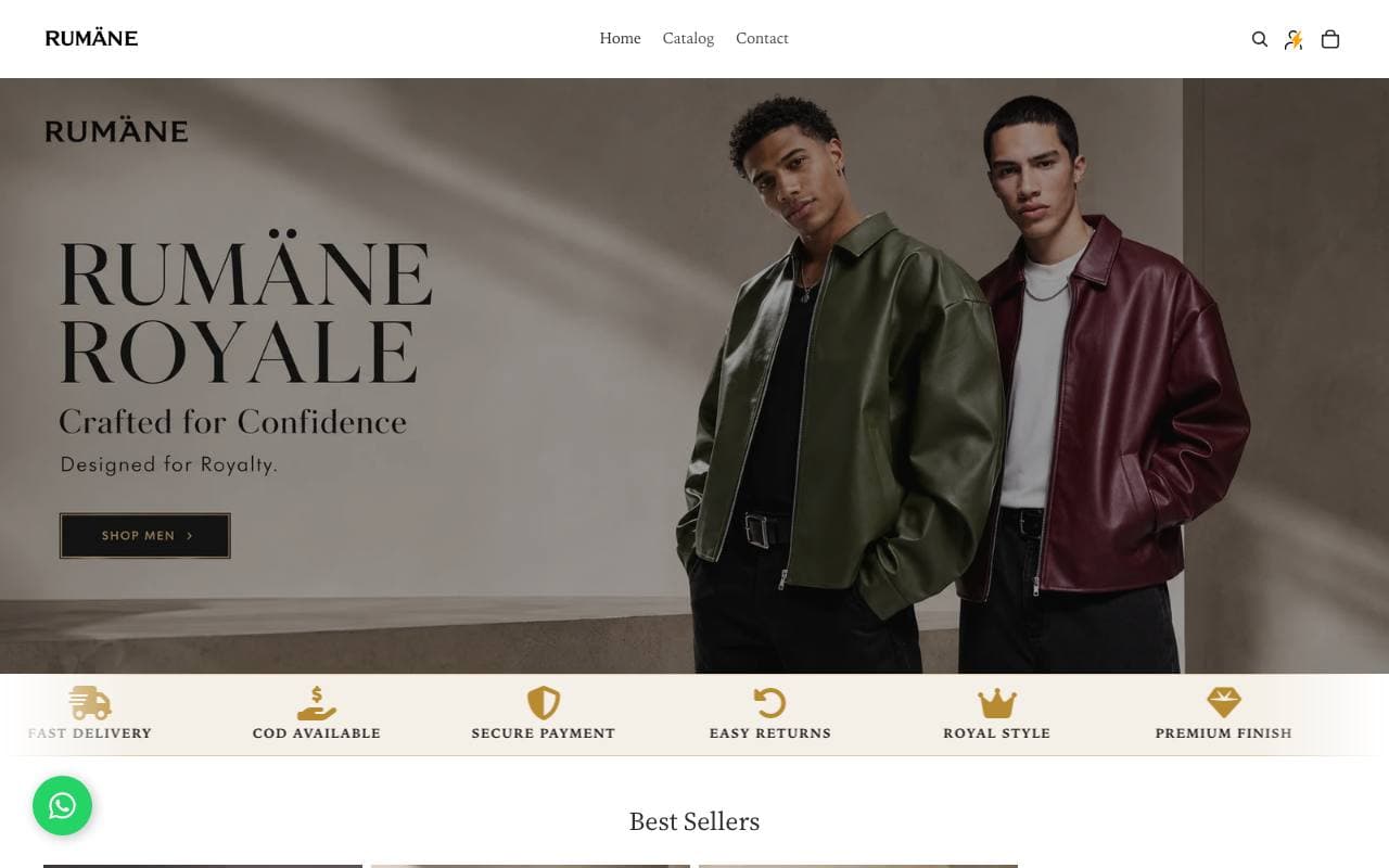 Rumäne Royale — website delivered by NextGen Fusion