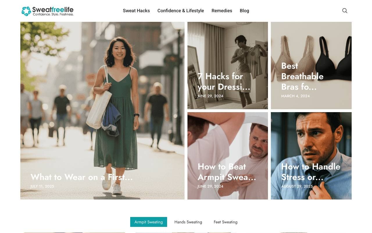 Sweatfreelife — website delivered by NextGen Fusion