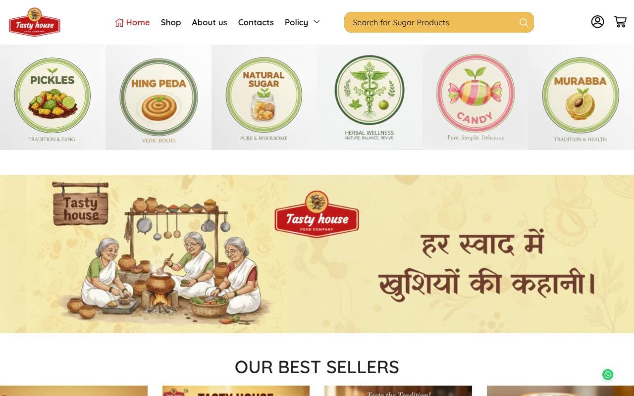 Tastyhouse — website delivered by NextGen Fusion