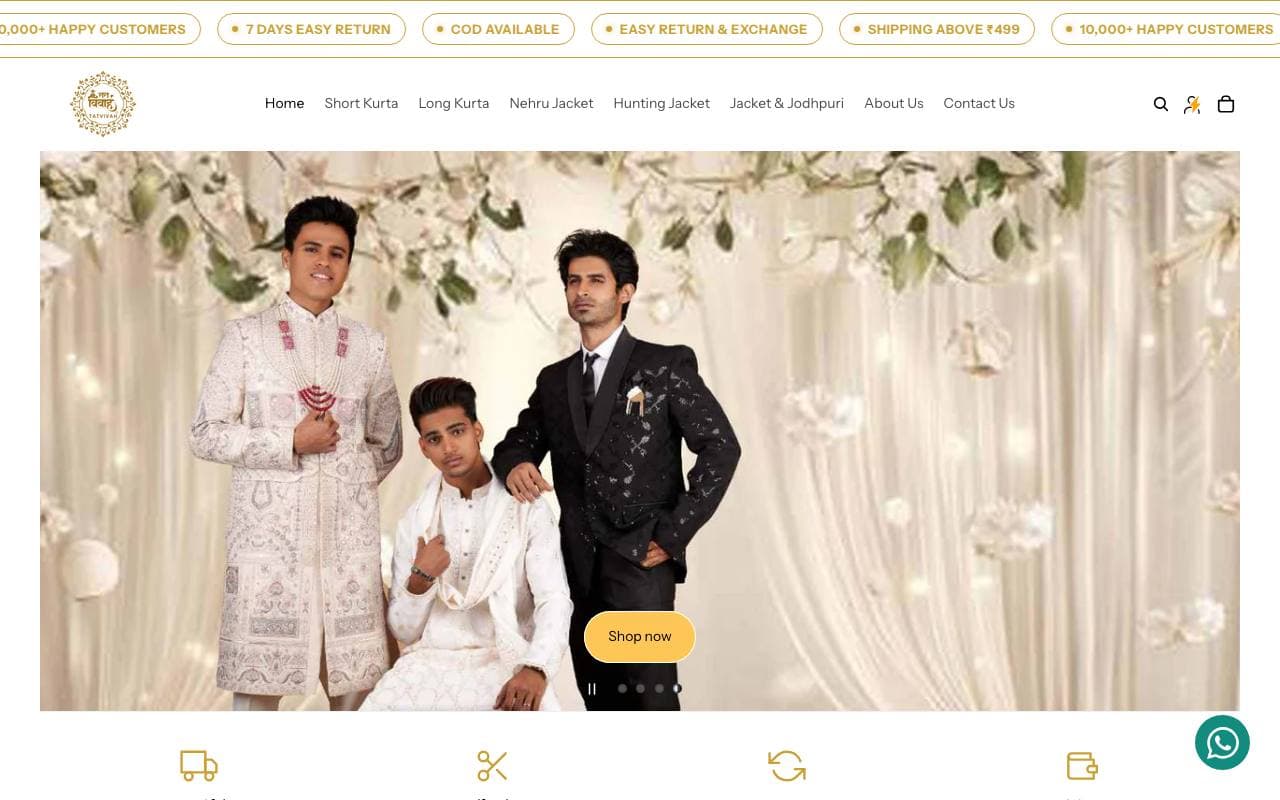 TatVivah — website delivered by NextGen Fusion
