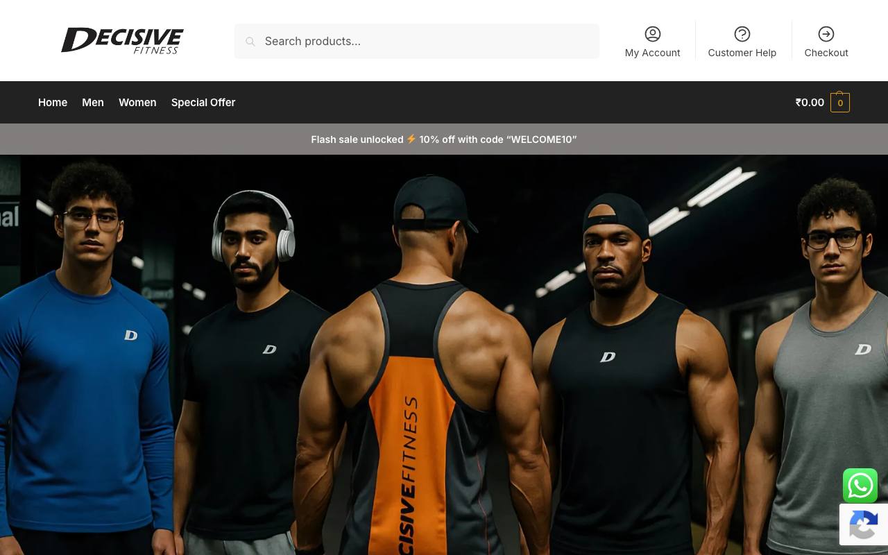 Decisive Fitness — website delivered by NextGen Fusion
